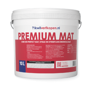 Ikwilverfkopen verf premium mat Wit