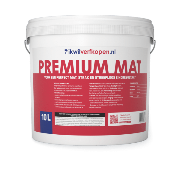 Ikwilverfkopen verf premium mat Wit